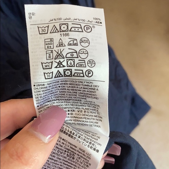 Banana Republic Navy Pleated Dress - Picture 6 of 7